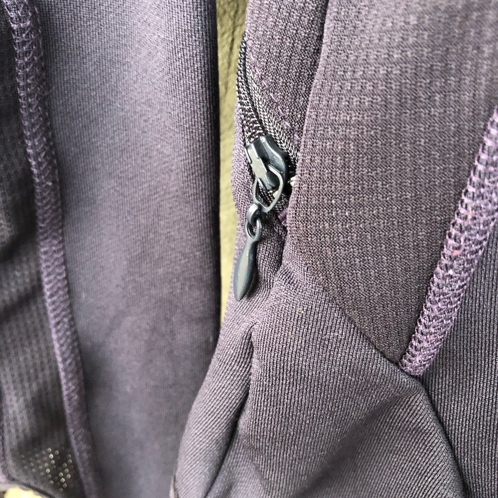Adidas Dark Purple Plum Pink Stripes ZIP Up - Picture 7 of 11